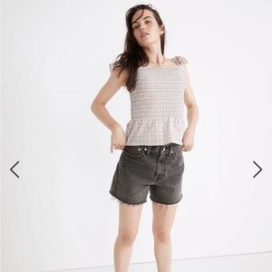 Madewell relaxed mid-length denim shorts